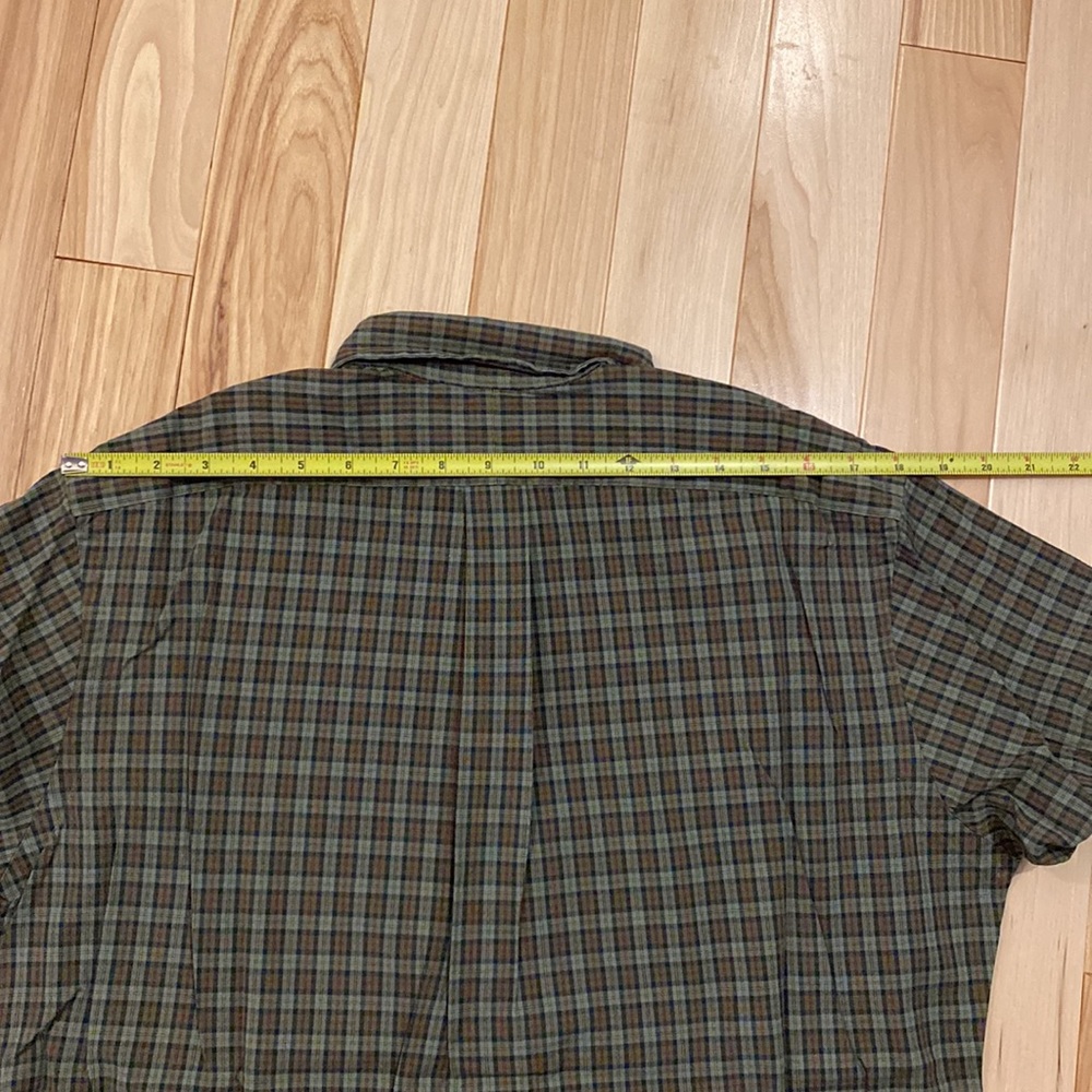 Ralph Lauren Brown/Green Button Down Size M - Picture 4 of 4